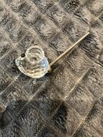 Decoratie muis met stalen staart type zoals Swarovski, Ophalen of Verzenden