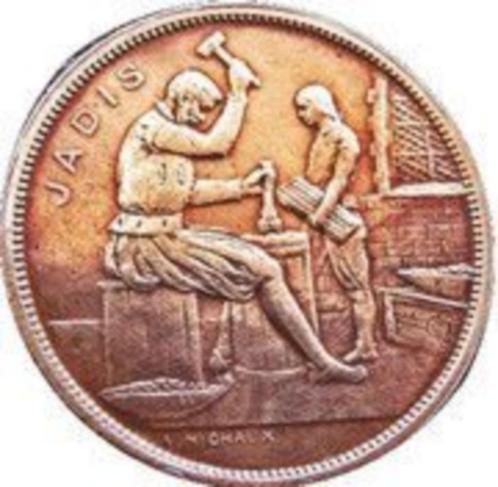 Medaille - Brussel Internationaal 1910 België, Verzamelen, Overige Verzamelen, Gebruikt, Ophalen of Verzenden
