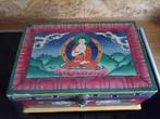 Deux coffrets traditionnels tibétains, Antiek en Kunst, Antiek | Religieuze voorwerpen, Ophalen