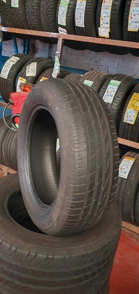 205/60R16 CONTINENTAAL MET MONTAGE EN BALANCERING, Auto-onderdelen, Besturing, Gebruikt, Ophalen of Verzenden