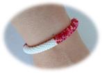 Parelarmband, Ophalen of Verzenden, Nieuw, Roze, Overige materialen