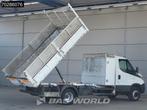 Iveco Daily 72C18 3.0L Kipper Dubbellucht 3,5t Trekhaak Airc, Stof, Gebruikt, Euro 6, 4 cilinders