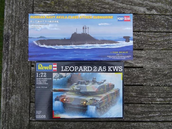 2 nieuwe bouwkits, Hobby en Vrije tijd, Modelbouw | Boten en Schepen, Nieuw, 1:200 of kleiner, Overige merken, Ophalen of Verzenden