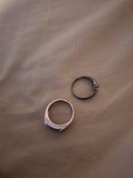 2 mooie zilveren ringen, Handtassen en Accessoires, Ringen, Ophalen, Zilver