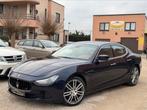 Maserati Ghibli 3.0 D 1ste Eigenaar Belgische auto, Auto's, Automaat, Euro 5, Zwart, Blauw