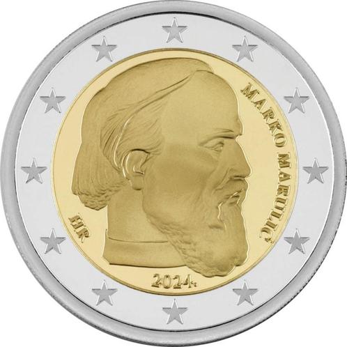 2 euro Kroatie 2024 - Marko Marulic (UNC), Postzegels en Munten, Munten | Europa | Euromunten, Losse munt, 2 euro, Overige landen