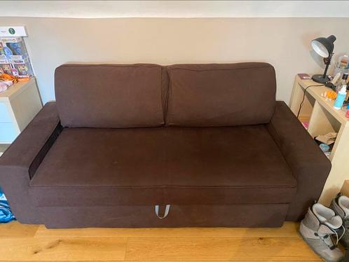 IKEA VILASUND 2-zitsslaapbank, Huis en Inrichting, Slaapkamer | Slaapbanken, Zo goed als nieuw, 200 cm, Bruin, Ophalen