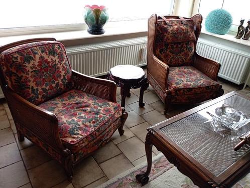 Chippendale salon (2 fauteuils + 3-zit), Antiek en Kunst, Antiek | Meubels | Stoelen en Sofa's, Ophalen