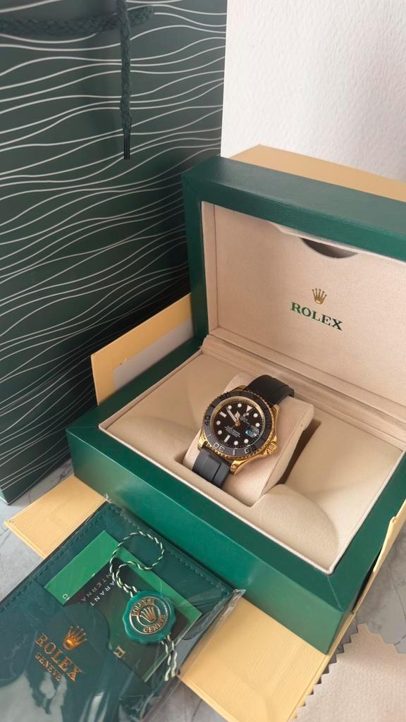 Rolex Yachtmaster avec boîte, Bijoux, Sacs & Beauté, Montres | Hommes, Neuf, Rolex, Enlèvement ou Envoi