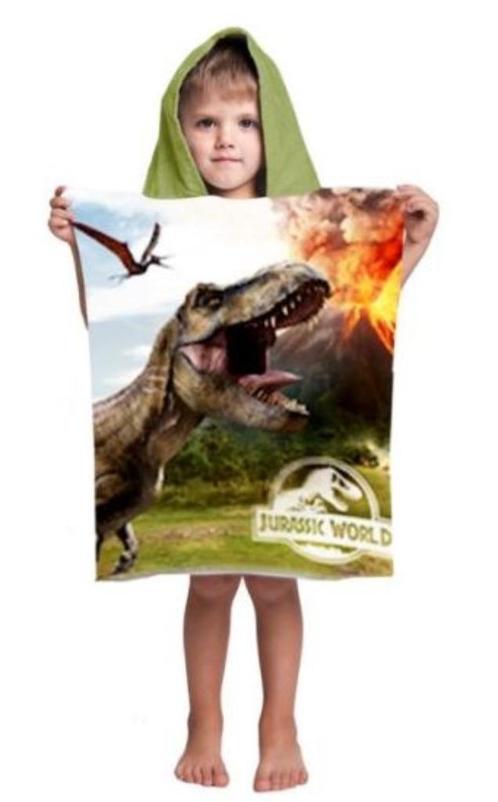 Jurassic World Badponcho - Dinosaurus, Kinderen en Baby's, Kinderkleding | Kinder-zwemkleding, Nieuw, Badponcho, One size, Jongen
