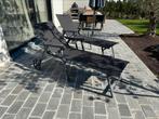 Ligzetel 2 stuks, Ophalen, Zo goed als nieuw, Aluminium