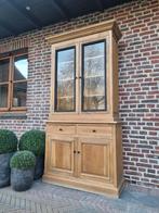 Buffet/vitrine en chêne LIVRAISON GRATUITE, Avec tablette(s), Comme neuf, Enlèvement, Belgie