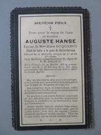 Auguste Hanse Namur ST. Servais stationchef spoorweg, Verzenden, Zo goed als nieuw, Trein, Kaart of Prent
