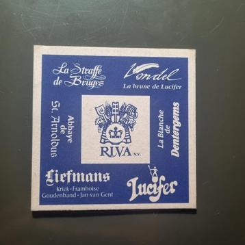 Sous Bock Riva (modèle 5), Enlèvement ou Envoi, Utilisé, Sous-bock, Autres marques