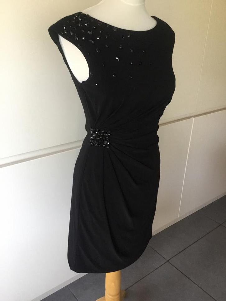 Linea Raffaelli zwart jurkje maat 36, Kleding | Dames, Jurken, Zo goed als nieuw, Maat 36 (S), Zwart, Boven de knie, Ophalen of Verzenden