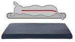 Orthopedische Hondenmatras Milton M Antraciet, Ophalen, Nieuw, Leer
