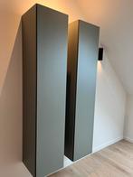 1 donkergroene kolomkast met spiegel - ingepakt, Huis en Inrichting, (Half)hoge kast, Nieuw, Ophalen