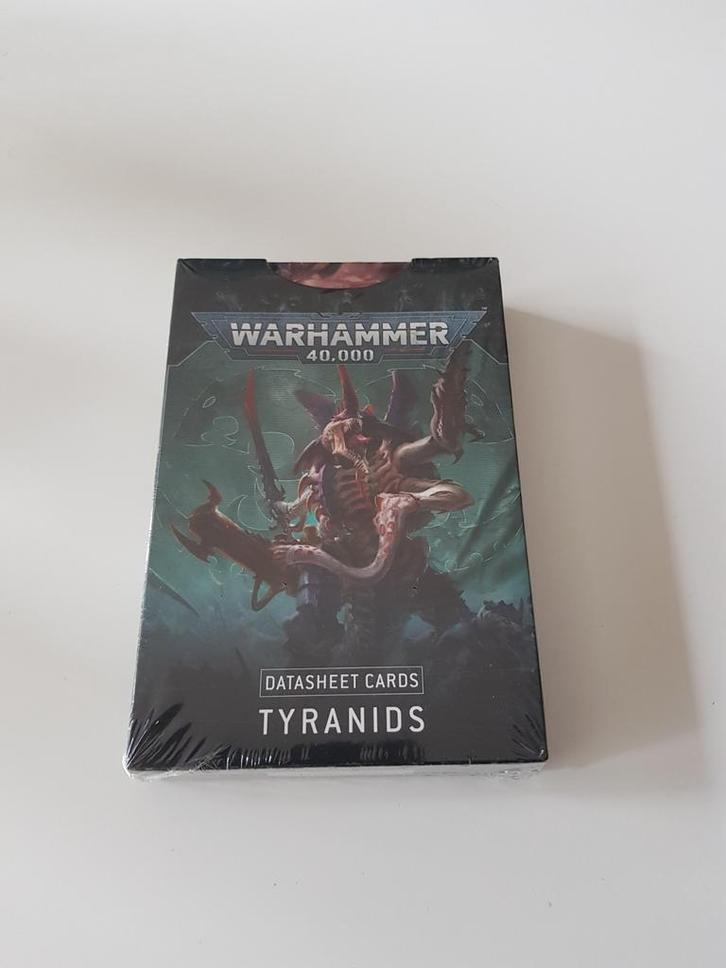 warhammer 40k Tyranids datasheet cards, sealed, Hobby en Vrije tijd, Wargaming, Nieuw, Warhammer, Boek of Catalogus, Ophalen of Verzenden
