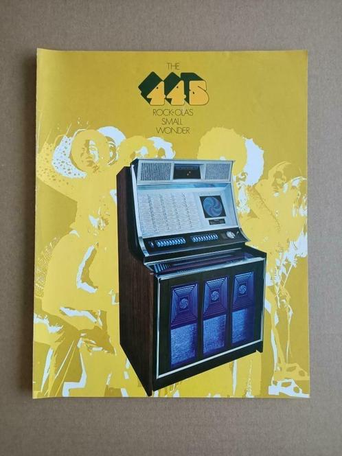 Folder: Rock-Ola 445 (1971) jukebox, Verzamelen, Automaten | Jukeboxen, Verzenden