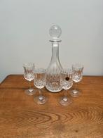 Set Italiaanse kristallen karaf + 4 wijnglazen, Ophalen