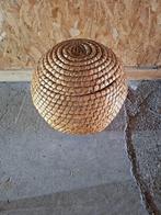 Raffia draagmand, Ophalen, Gebruikt, Mand, Rond