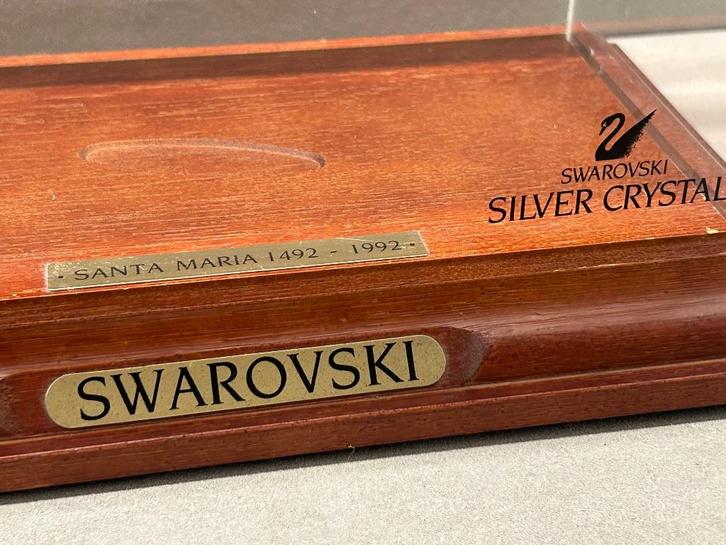 Swarovski Originele dealers display Santa Maria Zeldzaam, Verzamelen, Swarovski, Nieuw, Figuurtje, Ophalen of Verzenden