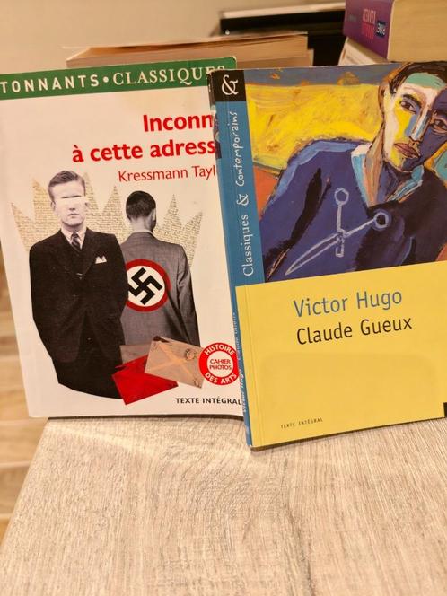 2 Livres : Claude Gueux et Inconnu à cette adresse, Boeken, Romans, Gelezen, Europa overig, Ophalen of Verzenden