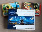3 Puzzles Disney Mickey Pluto Blanche neige Sneeuwwitje, Envoi, Plus de 50 pièces, Comme neuf