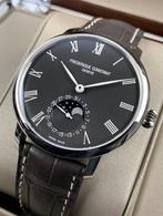 Frédérique Constant - Manufacture Slimline Moonphase, Overige merken, Leer, Staal, Polshorloge