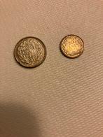 Nederland zilver 25 en 10 cent, Ophalen of Verzenden, 10 cent, Zilver