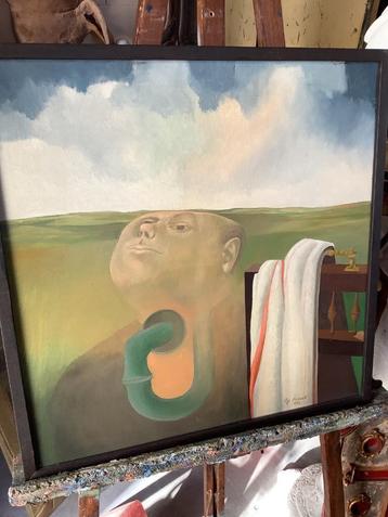 Surrealistische kunst ( Cyr Frimout 1970 )  beschikbaar voor biedingen