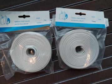 nieuw rolluiklint in nylon 2 stuks; 22 mm x 5 m beschikbaar voor biedingen