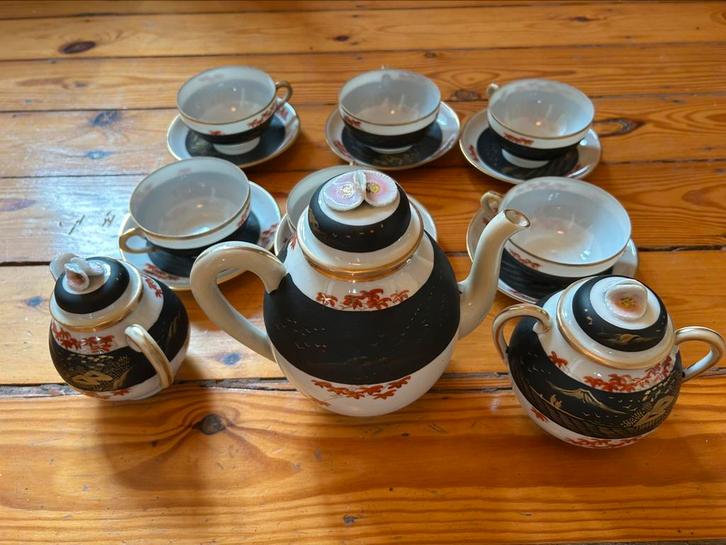 Antieke Japanse theeset, Antiek en Kunst, Antiek | Servies compleet, Ophalen