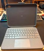 Ipad keyboard logitech 10e generatie, Computers en Software, Tablet-hoezen, Ophalen of Verzenden, Zo goed als nieuw