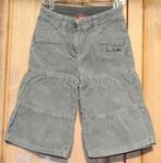 Wijde grijze kniebroek in ribfluweel – maat 128, Broek, Meisje, S. Oliver, Ophalen of Verzenden