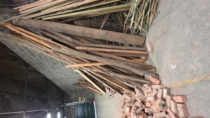 Allerlei soorten houten balken, Doe-het-zelf en Bouw, Hout en Planken, Gebruikt, Ophalen