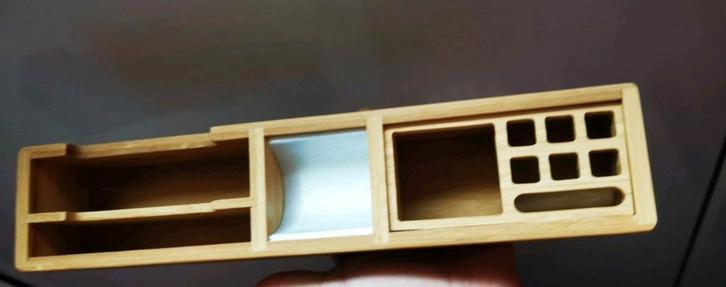 Wedo bureau pennebak orgenizer in bamboe, Diversen, Bureau-accessoires, Zo goed als nieuw, Ophalen of Verzenden