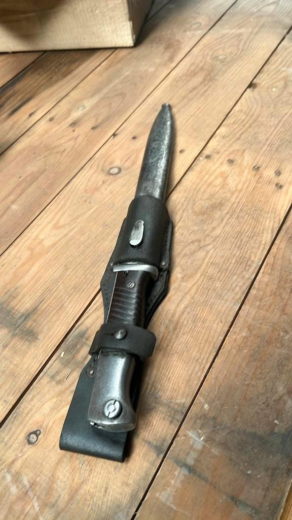 K98 bajonet Carl Eickhorn met frog, Verzamelen, Militaria | Tweede Wereldoorlog, Ophalen
