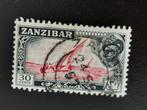 Zanzibar 1957 - boot en sultan, Ophalen of Verzenden, Gestempeld