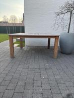 tuintafel, Tuin en Terras, Tuintafels, Ophalen, Gebruikt, Vierkant, Teakhout