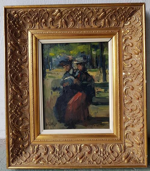 BREITNER - Nederlandse school - Olieverf op paneel, Antiek en Kunst, Kunst | Schilderijen | Klassiek, Verzenden