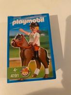 playmobil 4191 amazone paard met doos en boekje, Ophalen, Complete set
