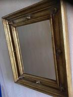 Spiegel in goudkleurige houten kader, Huis en Inrichting, Ophalen, Gebruikt