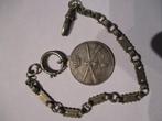 Zakhorloge ketting met medaille Belgisch Leger, Ophalen of Verzenden, Overige materialen, Zakhorloge