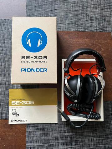 Pioneer SE-305 vintage koptelefoon (als nieuw!) beschikbaar voor biedingen