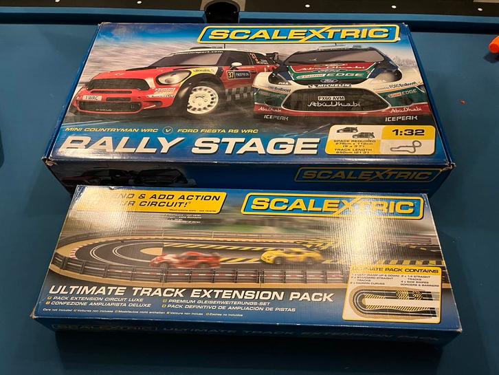 Scalextric Rally Stage & Ultimate track extension, Hobby en Vrije tijd, Modelbouw | Auto's en Voertuigen, Gebruikt, Auto, 1:32 tot 1:50