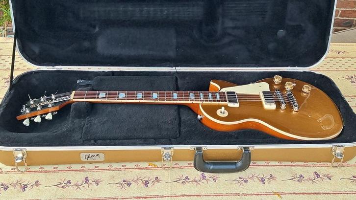 Gibson Les Paul Deluxe 2015  Goldtop, Muziek en Instrumenten, Snaarinstrumenten | Gitaren | Elektrisch, Gebruikt, Gibson, Ophalen of Verzenden