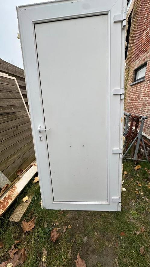 Pvc ramen met dubbel glas en sommigen met rolluik, Doe-het-zelf en Bouw, Raamkozijnen en Schuifdeuren, Gebruikt, Raamkozijn, Kunststof