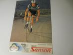 wielerkaart 1977 team sanson francesco moser, Comme neuf, Envoi
