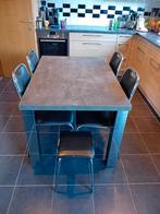 Table grise anthracite (effet marbré), Maison & Meubles, Tables | Tables à manger